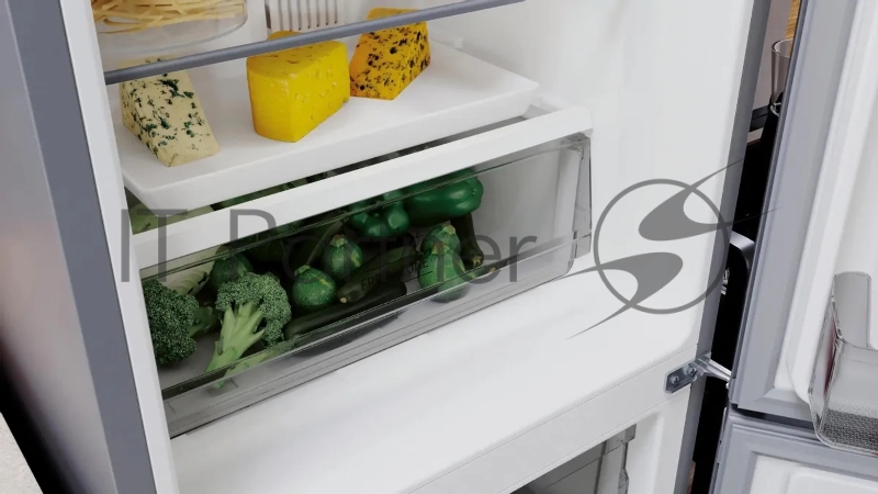 Холодильник Hotpoint HT 5180 MX двухкамерный нержавеющая сталь/серебристый (двухкамерный)