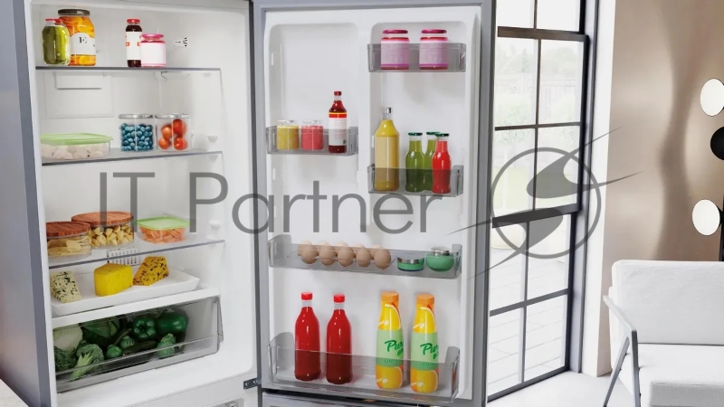 Холодильник Hotpoint HT 5180 MX двухкамерный нержавеющая сталь/серебристый (двухкамерный)