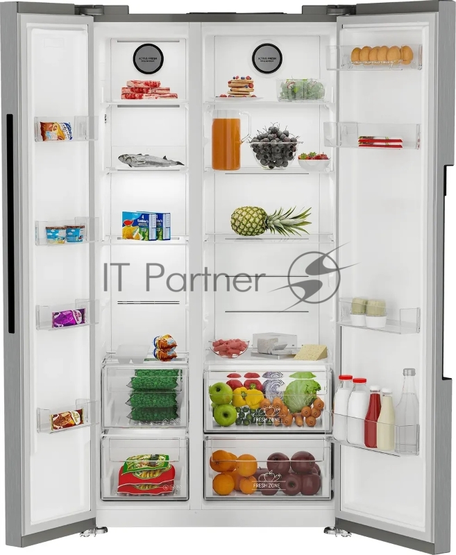 Холодильник Hotpoint HFTS 640 X двухкамерный нержавеющая сталь/серебристый инвертер