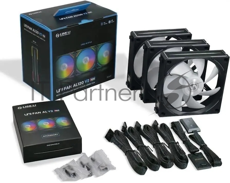 Вентилятор Lian-Li Uni Fan ALV2 120 Triple 120x120x28mm 7-pin 28.7dB LED Ret