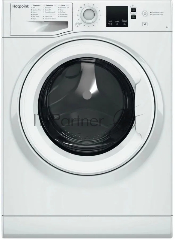 Стиральная машина Hotpoint-Ariston NUS 5015 H RU класс: A-10% загр.фронтальная макс.:5кг белый