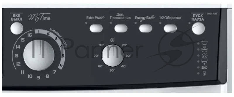 Стиральная машина Indesit EWSB 5085 BK CIS класс: A загр.фронтальная макс.:5кг белый