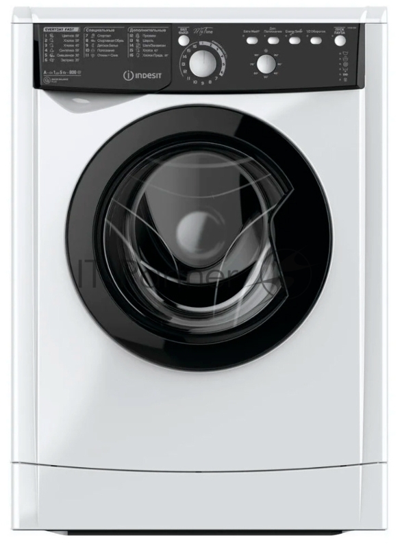 Стиральная машина Indesit EWSB 5085 BK CIS класс: A загр.фронтальная макс.:5кг белый