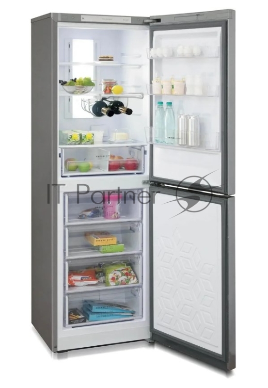 Холодильник Бирюса Б-I940NF двухкамерный нержавеющая сталь