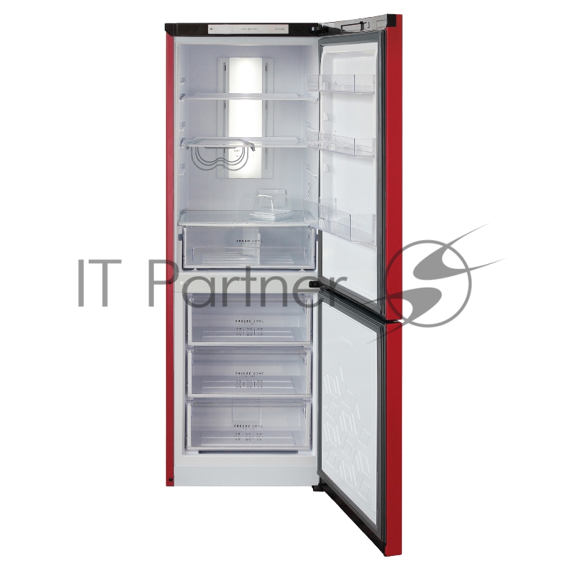 Холодильник Бирюса B-H920NF двухкамерный красный