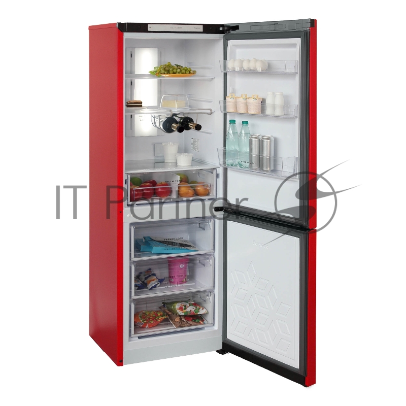 Холодильник Бирюса B-H920NF двухкамерный красный