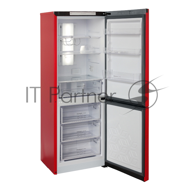 Холодильник Бирюса B-H920NF двухкамерный красный