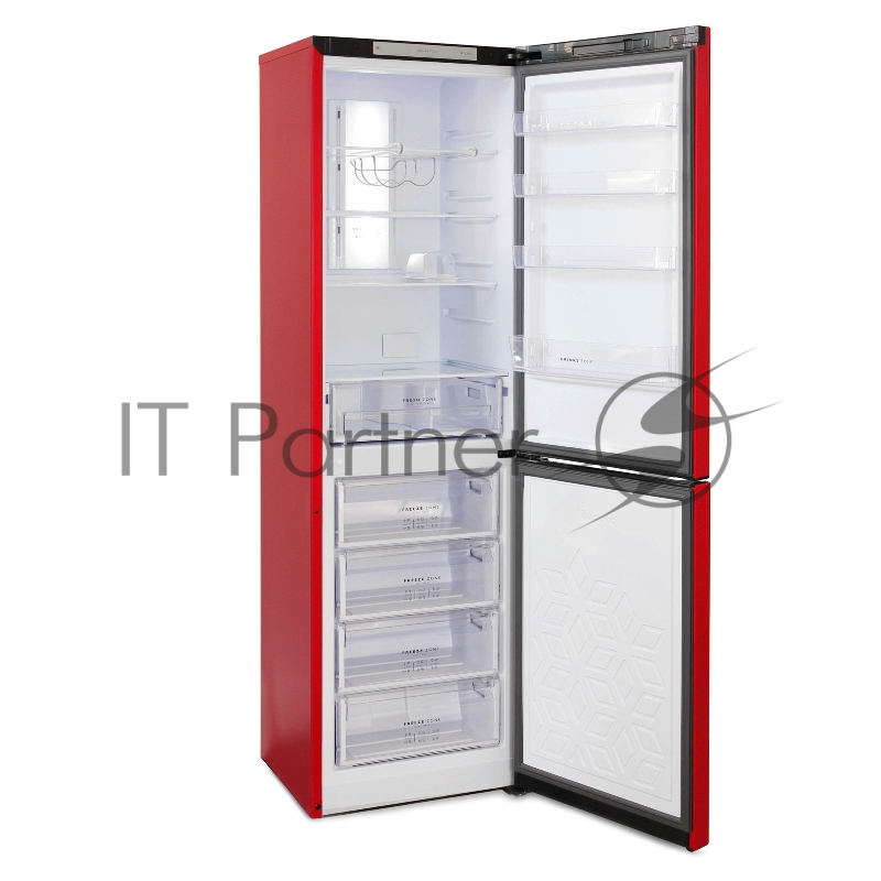 Холодильник Бирюса Б-H980NF двухкамерный красный