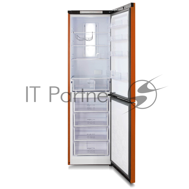 Холодильник Бирюса Б-T980NF двухкамерный оранжевый