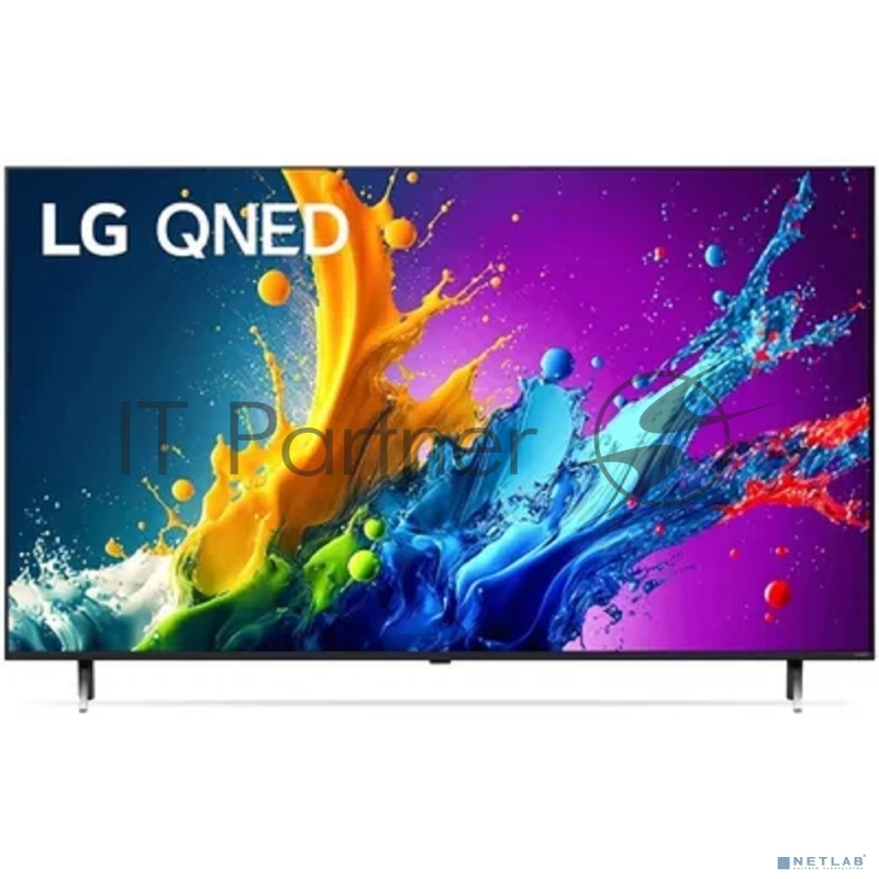 Телевизор LED LG 50 50QNED80T6A.ARUB черный титан 4K Ultra HD 60Hz DVB-T DVB-T2 DVB-C DVB-S DVB-S2 USB WiFi Smart TV