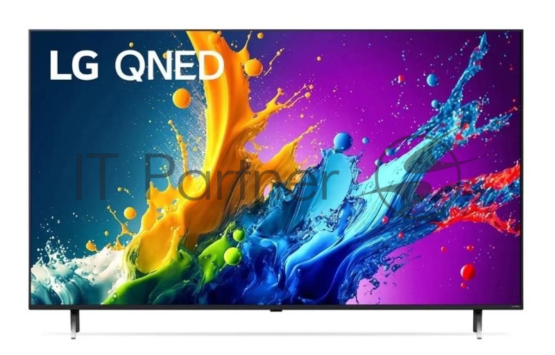 Телевизор LED LG 43 43QNED80T6A.ARUB черный титан 4K Ultra HD 60Hz DVB-T DVB-T2 DVB-C DVB-S DVB-S2 USB WiFi Smart TV (RUS)