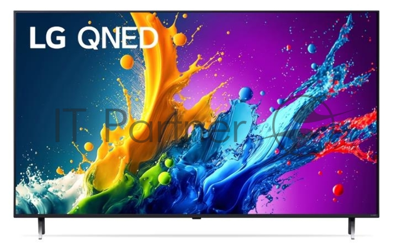 Телевизор LED LG 55 55QNED80T6A.ARUB черный титан 4K Ultra HD 60Hz DVB-T DVB-T2 DVB-C DVB-S DVB-S2 USB WiFi Smart TV (RUS)