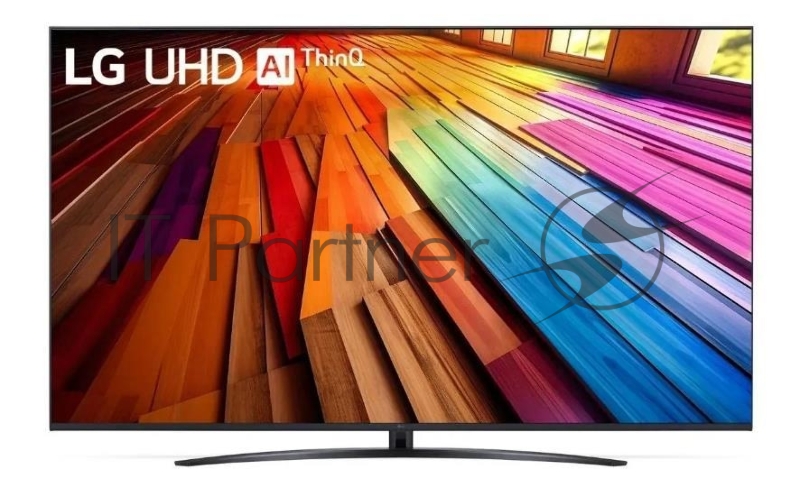 Телевизор LED LG 75 75UT80006LA.ARUB черный 4K Ultra HD 60Hz DVB-T DVB-T2 DVB-C DVB-S DVB-S2 USB WiFi Smart TV