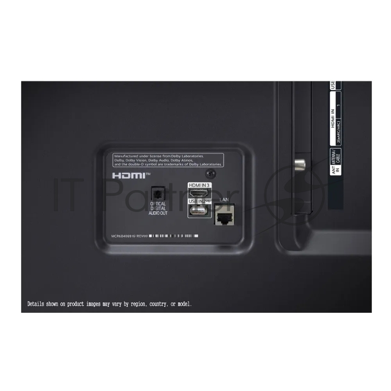 Телевизор LED LG 75 75UT80006LA.ARUB черный 4K Ultra HD 60Hz DVB-T DVB-T2 DVB-C DVB-S DVB-S2 USB WiFi Smart TV