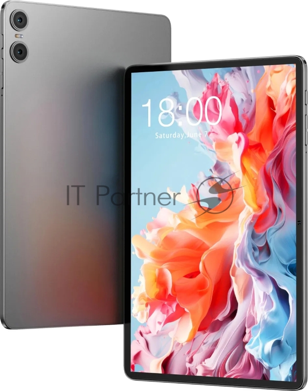 Планшет Teclast P30T A523 (1.8) 8C RAM4Gb ROM128Gb 10.1 IPS 1280x800 Android 14 серый 5Mpix 2Mpix BT WiFi Touch microSD 256Gb 6000mAh 10hr