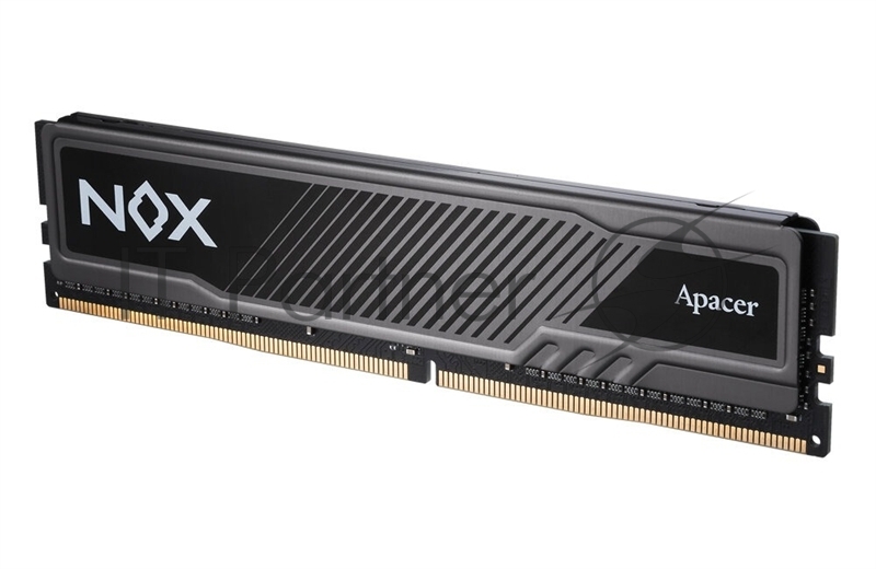 Модуль памяти Apacer DDR4 32GB 3200MHz UDIMM NOX Black Gaming Memory (PC4-25600) CL16 1.35V Intel XMP 2.0, Heat Sink (Retail) 2048*8 3 years (AH4U32G32C282MBAA-1)