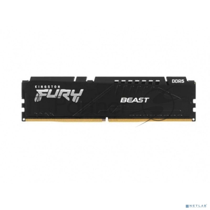 Модуль памяти Kingston DDR5 16GB 5200MHz KF552C36BBE-16 Fury Beast Black