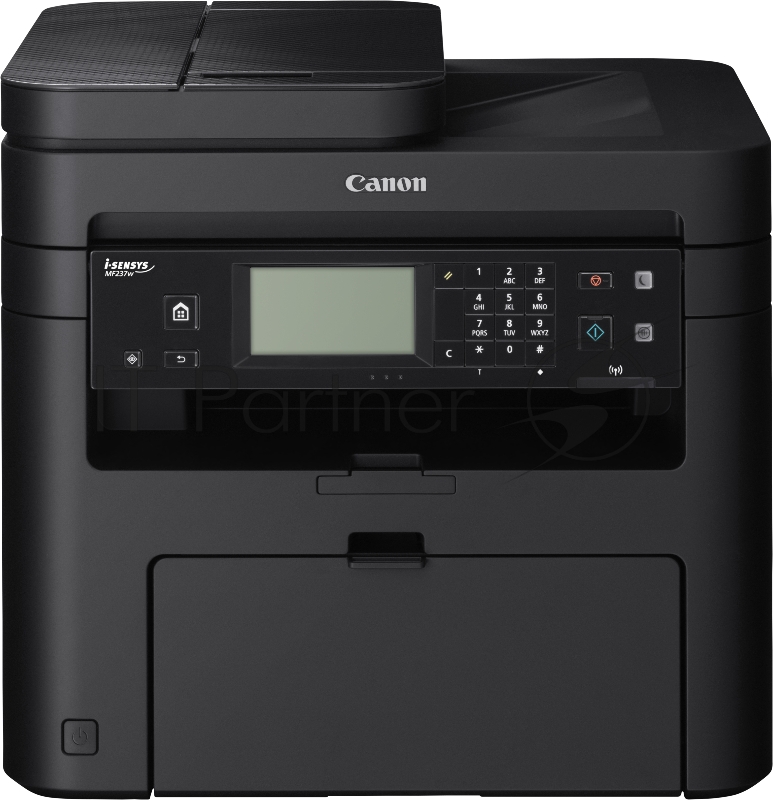 МФУ лазерный Canon i-Sensys MF237W (A4, принтер/сканер/копир/факс, 23ppm, 1200 dpi, 256Mb, ADF, Network, Wi-Fi, USB, без т/трубки)
