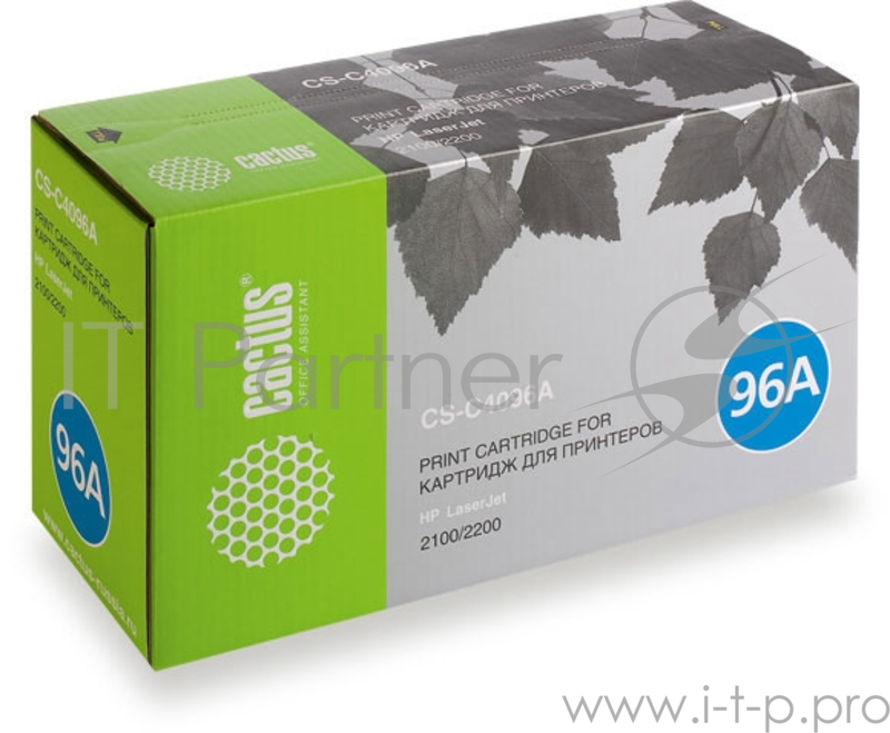 Тонер Картридж Cactus CS-C4096AR черный для HP LJ 2100/2200 (5000стр.)