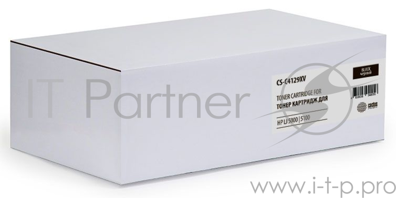 Тонер Картридж Cactus CS-C4129XV черный (10000стр.) для HP LJ 5000/5100