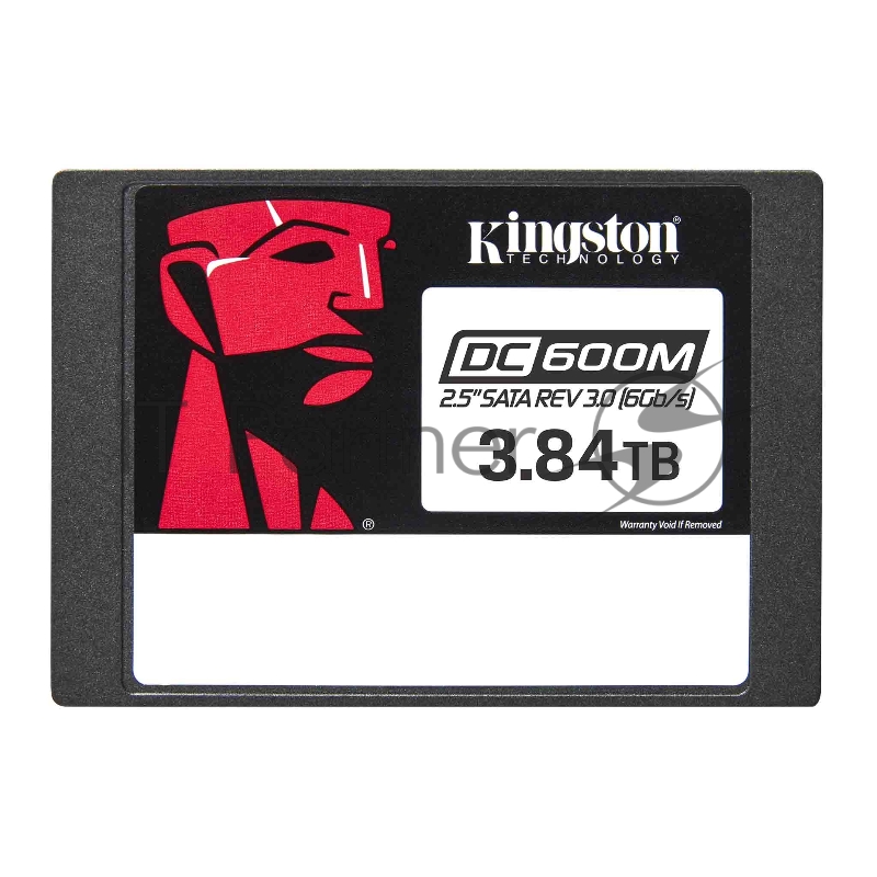 Твердотельный накопитель Kingston SSD DC600M, 3840GB, 2.5 7mm, SATA3, 3D TLC, R/W 560/530MB/s, IOPs 94 000/59 000, TBW 7008, DWPD 1 (5 лет)