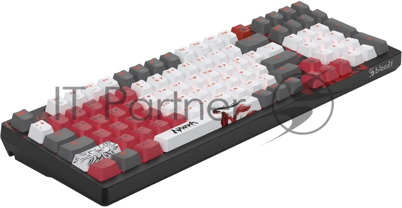 Клавиатура A4Tech Bloody S98 Naraka BLMS Plus механическая черный/красный USB for gamer LED (S98 NARAKA BLMS RED PLUS)