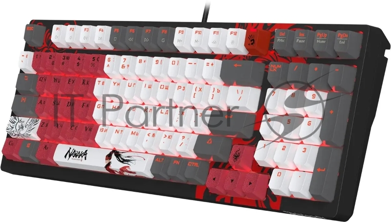 Клавиатура A4Tech Bloody S98 Naraka BLMS Plus механическая черный/красный USB for gamer LED (S98 NARAKA BLMS RED PLUS)
