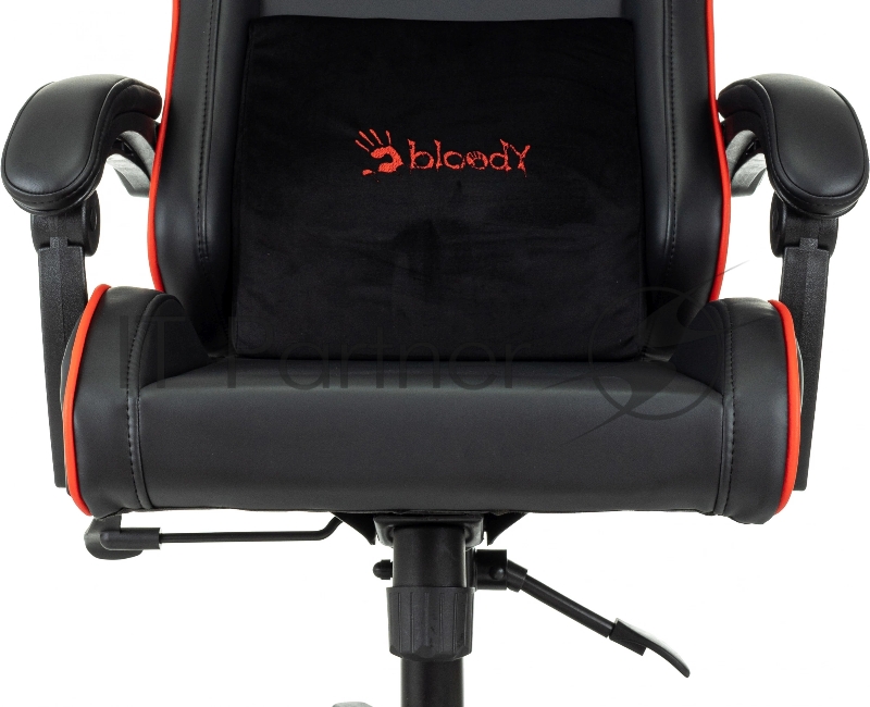 Кресло игровое A4Tech Bloody GC-780 черный сиденье черный кожзам с подголов. крестов. металл черный пластик черный