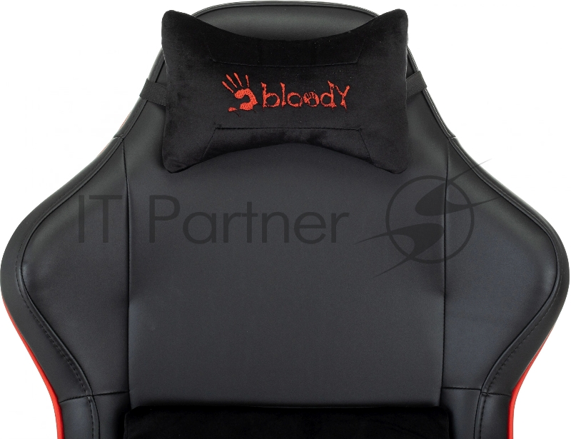Кресло игровое A4Tech Bloody GC-780 черный сиденье черный кожзам с подголов. крестов. металл черный пластик черный