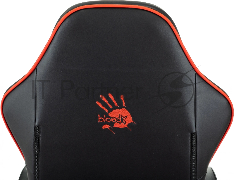 Кресло игровое A4Tech Bloody GC-780 черный сиденье черный кожзам с подголов. крестов. металл черный пластик черный