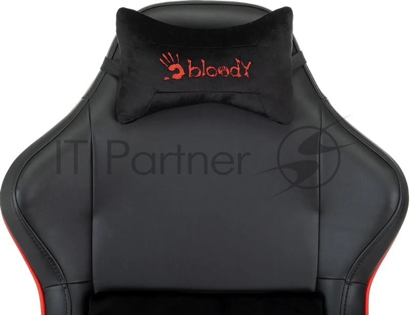 Кресло игровое A4Tech Bloody GC-780 черный сиденье черный кожзам с подголов. крестов. металл черный пластик черный
