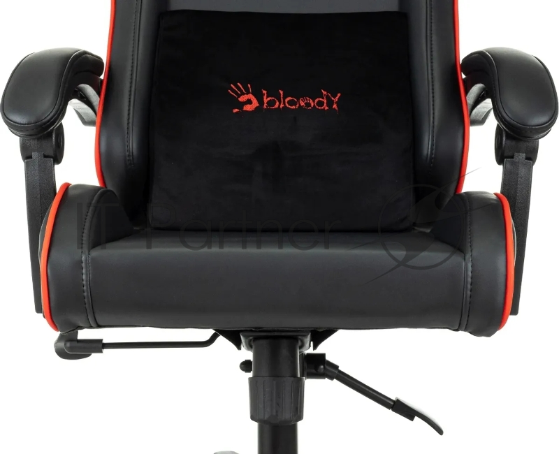 Кресло игровое A4Tech Bloody GC-780 черный сиденье черный кожзам с подголов. крестов. металл черный пластик черный
