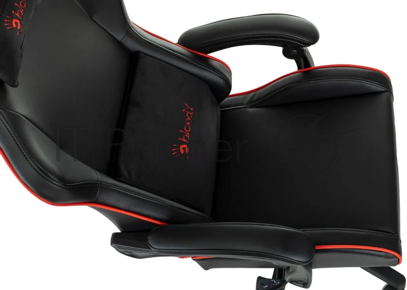Кресло игровое A4Tech Bloody GC-780 черный сиденье черный кожзам с подголов. крестов. металл черный пластик черный