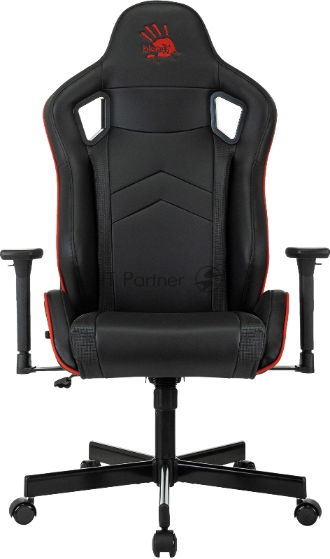 Кресло игровое A4Tech Bloody GC-840 черный сиденье черный эко.кожа с подголов. крестов. металл черный пластик черный