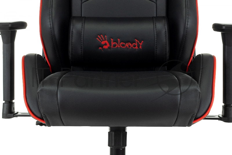 Кресло игровое A4Tech Bloody GC-840 черный сиденье черный эко.кожа с подголов. крестов. металл черный пластик черный