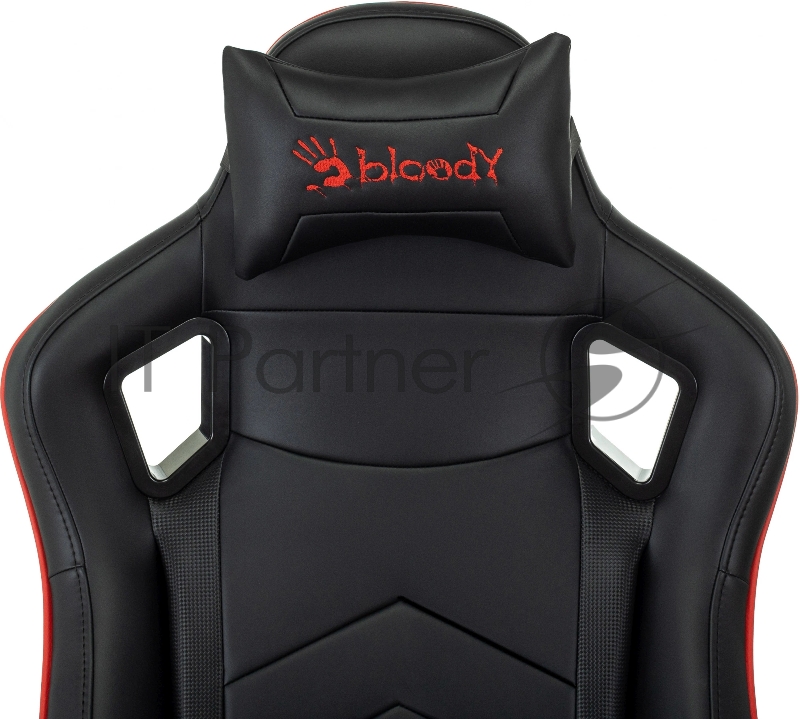 Кресло игровое A4Tech Bloody GC-840 черный сиденье черный эко.кожа с подголов. крестов. металл черный пластик черный