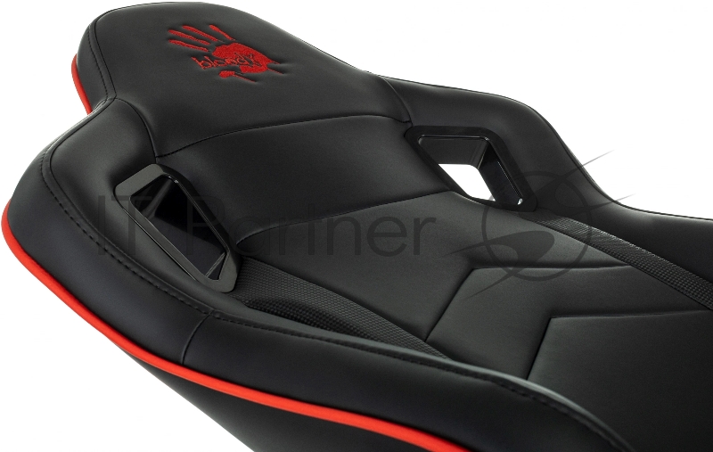 Кресло игровое A4Tech Bloody GC-840 черный сиденье черный эко.кожа с подголов. крестов. металл черный пластик черный