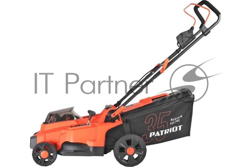 Газонокосилка аккумуляторная PATRIOT CM 440 2*21В UES, без акб и зу, бесщеточ, 37см, трав 35л пласт+мульчирование, центр. подъём 6 уровней (25-75), пласт дека