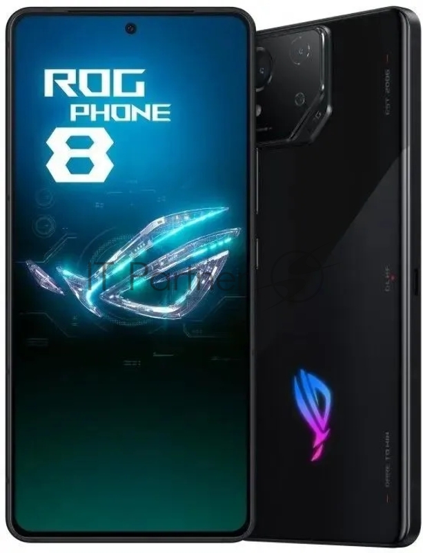 Смартфон Asus AI2401_A ROG Phone 8 256Gb 12Gb черный моноблок 3G 4G 2Sim 6.78 1080x2400 Android 14 50Mpix 802.11 a/b/g/n/ac/ax/be NFC GPS GSM900/1800 GSM1900 TouchSc Protect