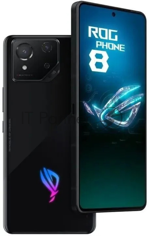 Смартфон Asus AI2401_A ROG Phone 8 256Gb 12Gb черный моноблок 3G 4G 2Sim 6.78 1080x2400 Android 14 50Mpix 802.11 a/b/g/n/ac/ax/be NFC GPS GSM900/1800 GSM1900 TouchSc Protect