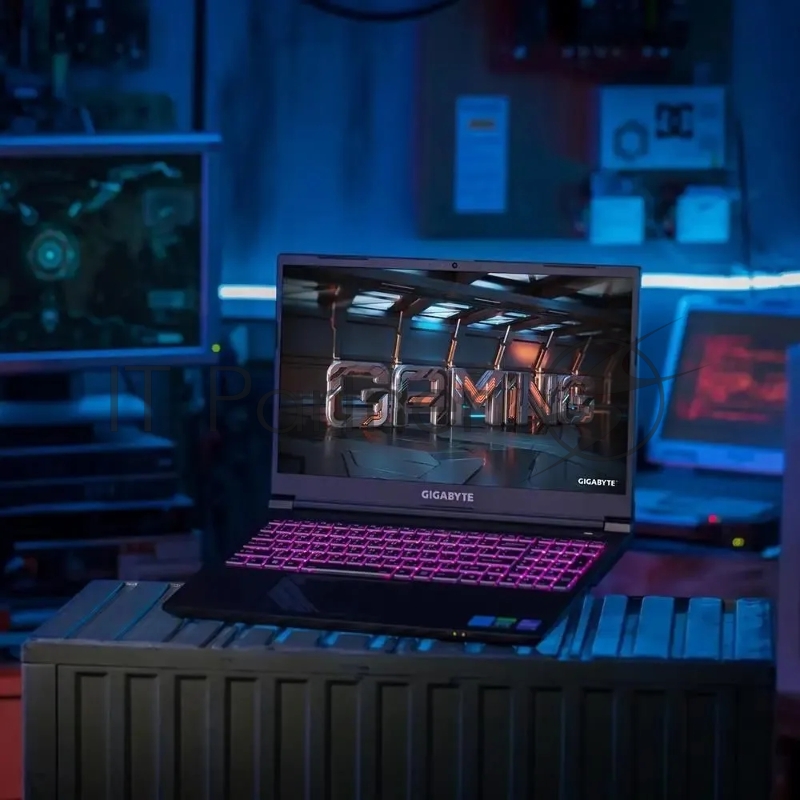 Ноутбук Gigabyte G5 Core i7 13620H 16Gb SSD1Tb NVIDIA GeForce RTX4060 8Gb 15.6 IPS FHD (1920x1080) Free DOS black WiFi BT Cam (KF5-H3KZ354KD)