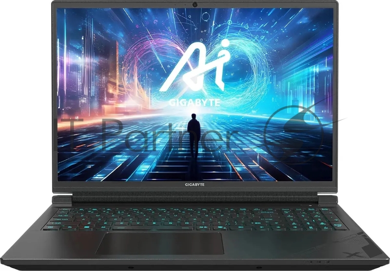 Ноутбук Gigabyte G6X Core i7 13650HX 16Gb SSD1Tb NVIDIA GeForce RTX4060 8Gb 16 IPS FHD+ (1920x1200) Free DOS grey WiFi BT Cam (9KG-43KZ854SD)