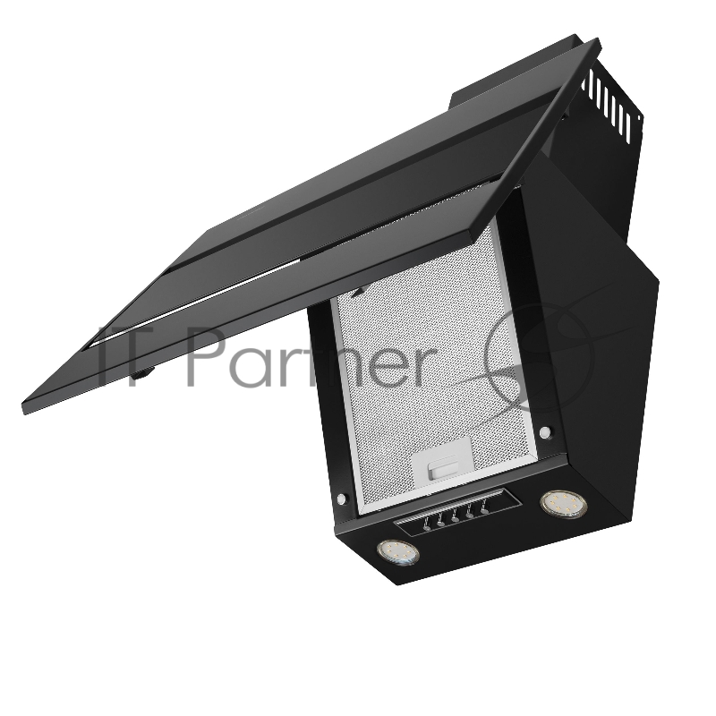 Вытяжка каминная Maunfeld BRIDGE 60 черный управление: кнопочное (1 мотор)