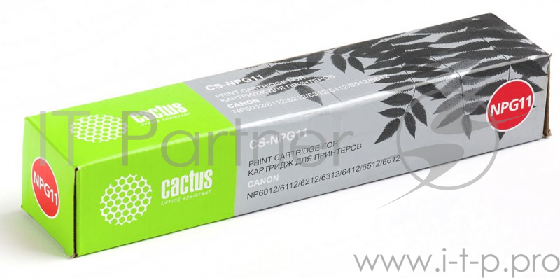 Тонер-картридж Cactus CS-NPG11 для Canon NP6012/6112/6212/6312/6412/651 , 5000 стр.
