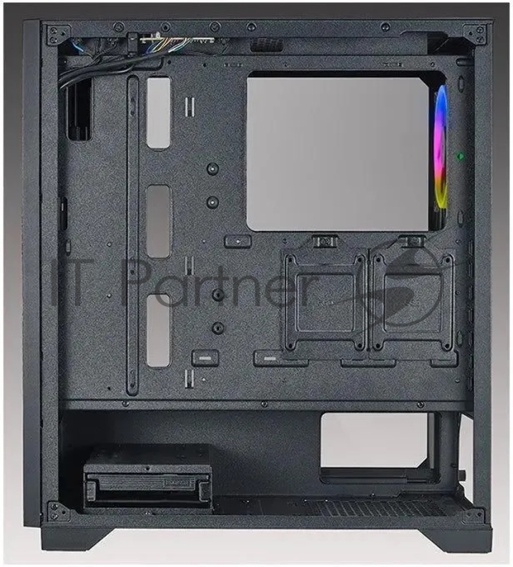Корпус Azza Hive черный без БП ATX 8x120mm 5x140mm 2xUSB2.0 1xUSB3.0 audio bott PSU