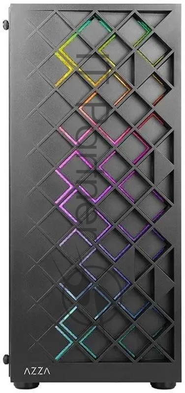 Корпус Azza Spectra черный без БП ATX 7x120mm 2x140mm 2xUSB2.0 1xUSB3.0 audio bott PSU