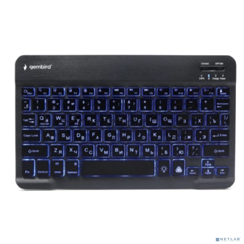 Клавиатура беспроводная Gembird KBW-4N, 78 кл., Bluetooth, ножн.тип клавиш, ультратонкая