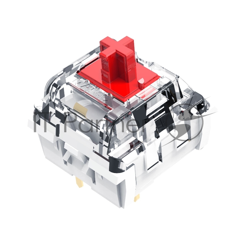 Проводная механическая клавиатура Gembird KB-G600, 87кл, Rainbow, красн.свитчи, 1.8м, черная