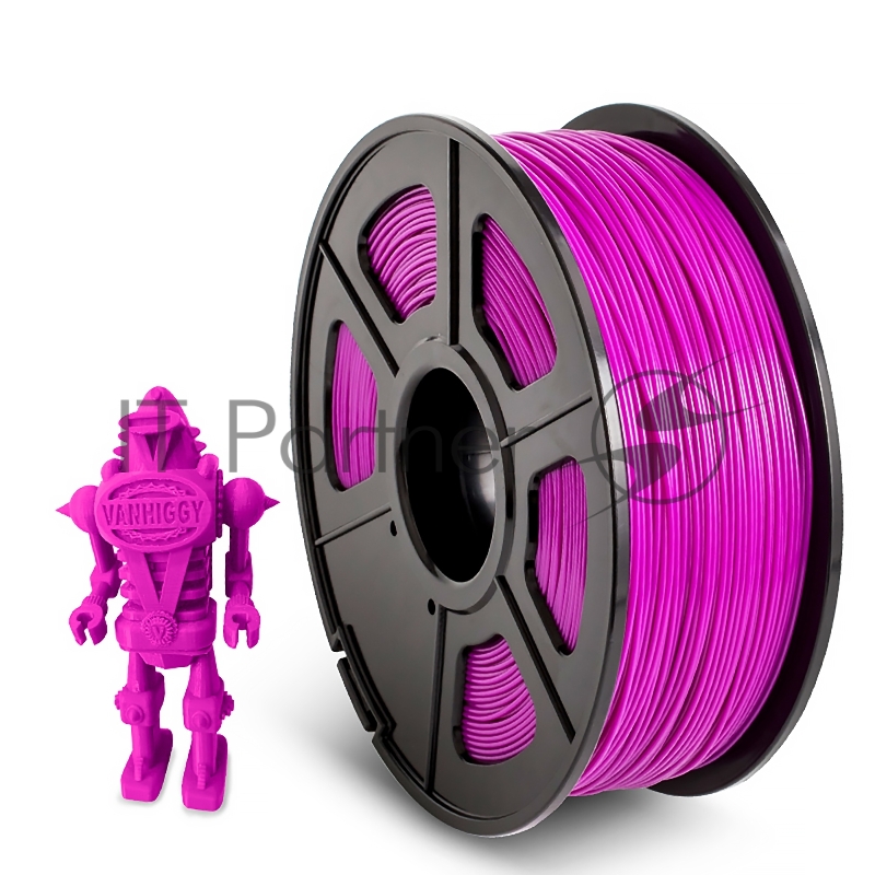 Филамент NVPRINT ABS Fuchsia для 3D печати диаметр 1.75мм длина 330 метров масса 1 кг