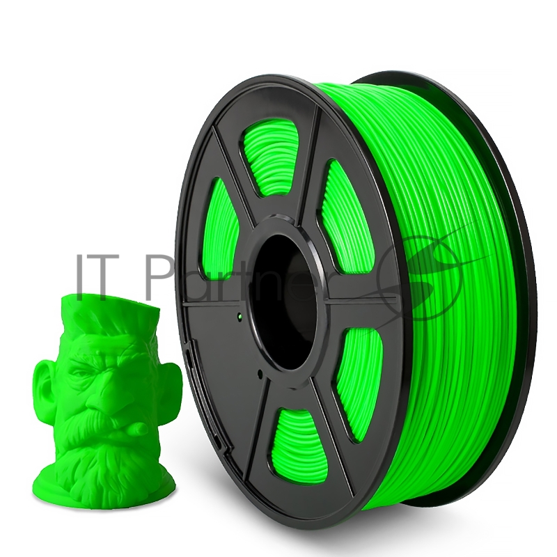 Филамент NVPRINT ABS Green для 3D печати диаметр 1.75мм длина 330 метров масса 1 кг